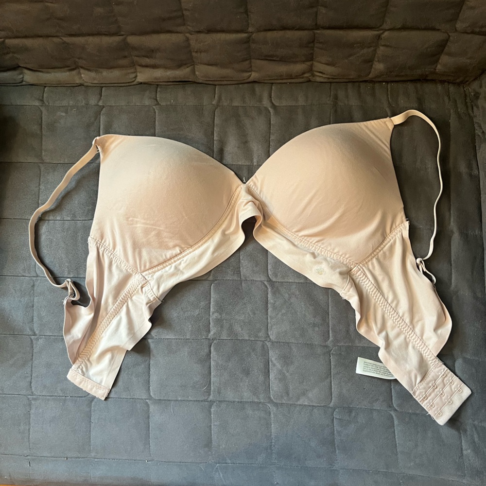 Barely Worn Size 38 C Lucky Brand Tan/Nude Underwireless T-Shirt Bra